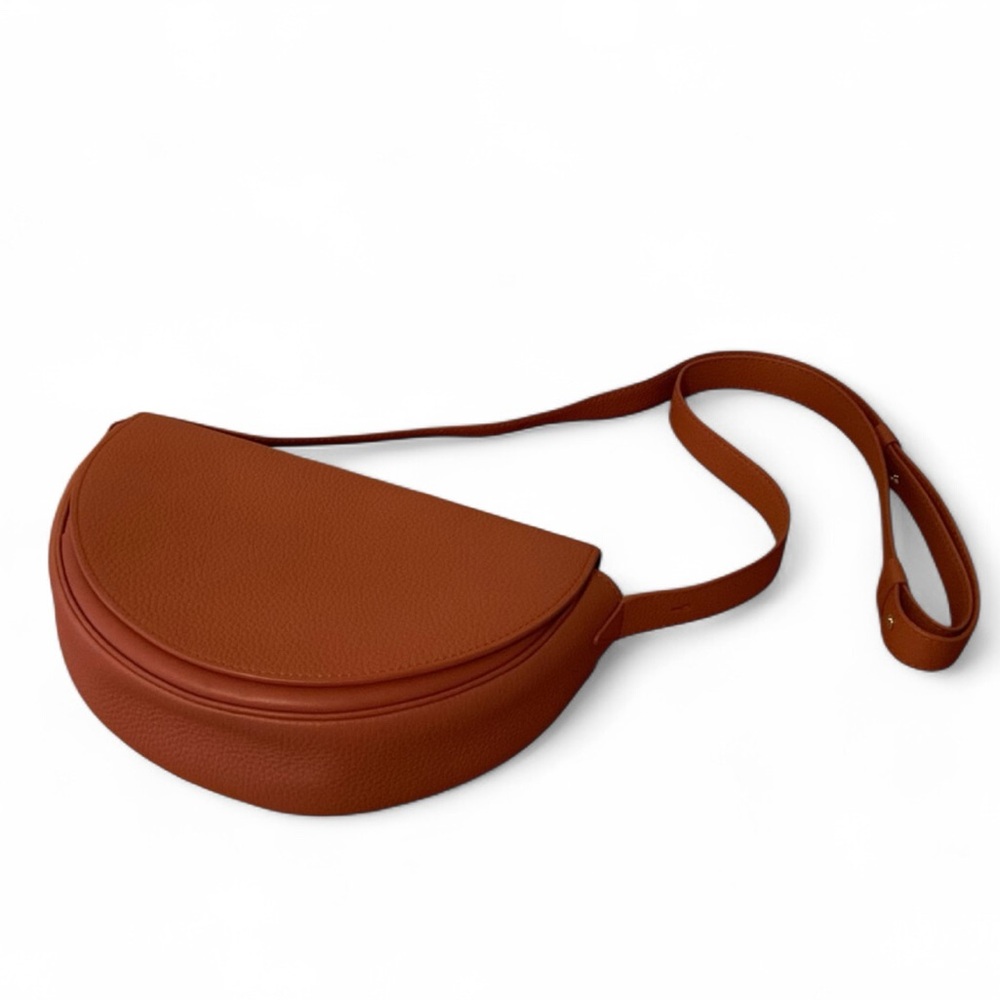 RARE -Camille Fournet Paris Crossbody Bag – Cognac Leather